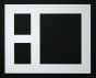 20x16 Triple Aperture Frame To fit 1x (12 x 10) + 2x (5 x 4) Photo's