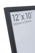 12 x 10 Bevelled Black Photo Frames