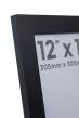 12 x 12 Smooth Matt Black Square Photo Frames