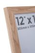 12 x 12 Solid Oak Square Photo Frames