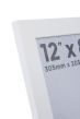 12 x 8 Smooth Matt White Photo Frames