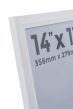 14 x 11 Bevelled White Photo Frames