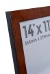 14 x 11 Gloss Walnut Photo Frames