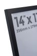 14 x 11 Thin Matt Black Photo Frames