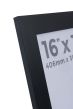16 x 12 Wide Smooth Matt Black Photo Frames