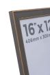16 x 12 - Vintage Shabby Chic Distressed Frame - Grey
