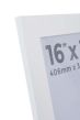16 x 12 Wide Smooth Matt White Photo Frames