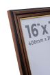 16 x 12 Traditional Brown Frame
