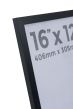 16 x 12 Thin Matt Black Photo Frames