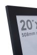 20 x 16 Wide Smooth Matt Black Photo Frames