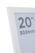 20 x 16 Smooth Matt White Photo Frames