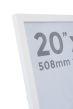 20 x 16 Thin Matt White Photo Frames