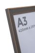 A3 - Vintage Shabby Chic Distressed Frame - Grey