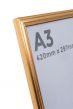 A3 Gold Wooden Photo Frames