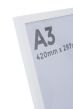 A3 Thin Matt White Photo Frames