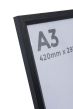 A3 Bevelled Black Photo Frames