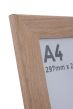 A4 Wide Oak Wooden Photo Frames