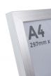 A4 Modern Silver Wooden Photo Frames