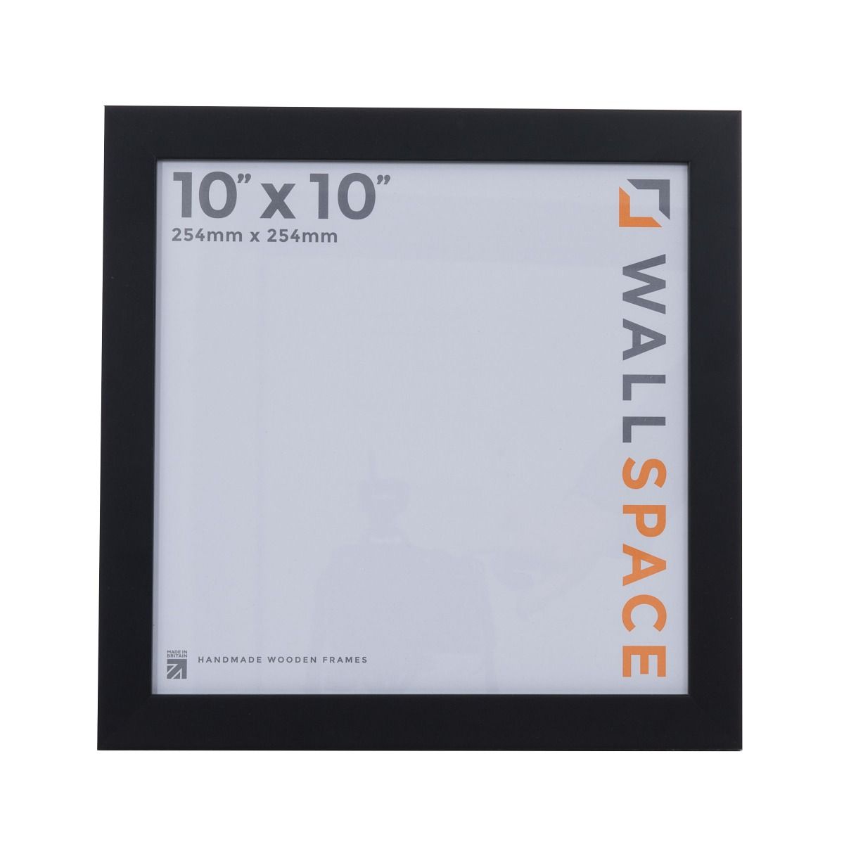 10 x 10 Smooth Matt Black Square Photo Frames