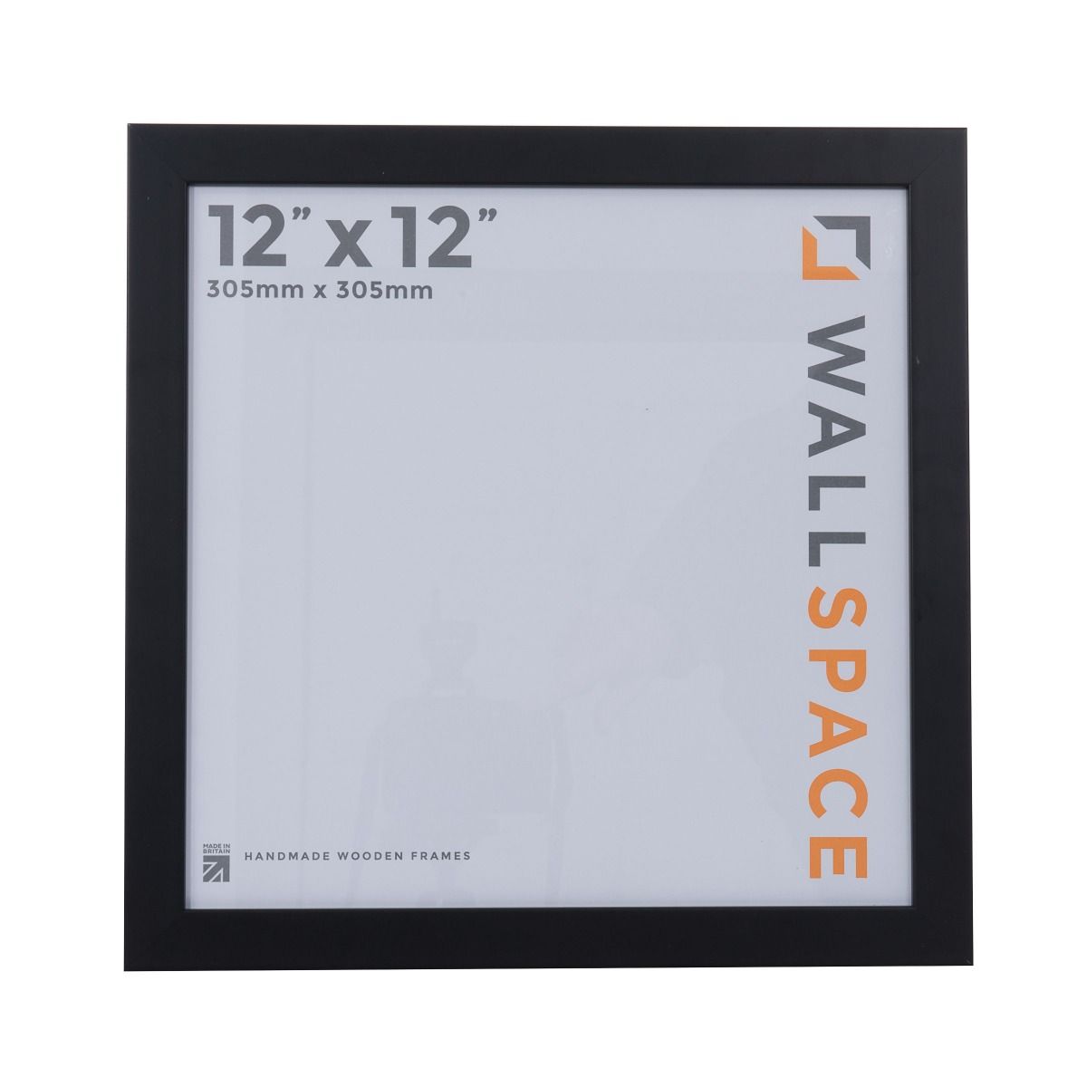 12 x 12 Smooth Matt Black Square Photo Frames