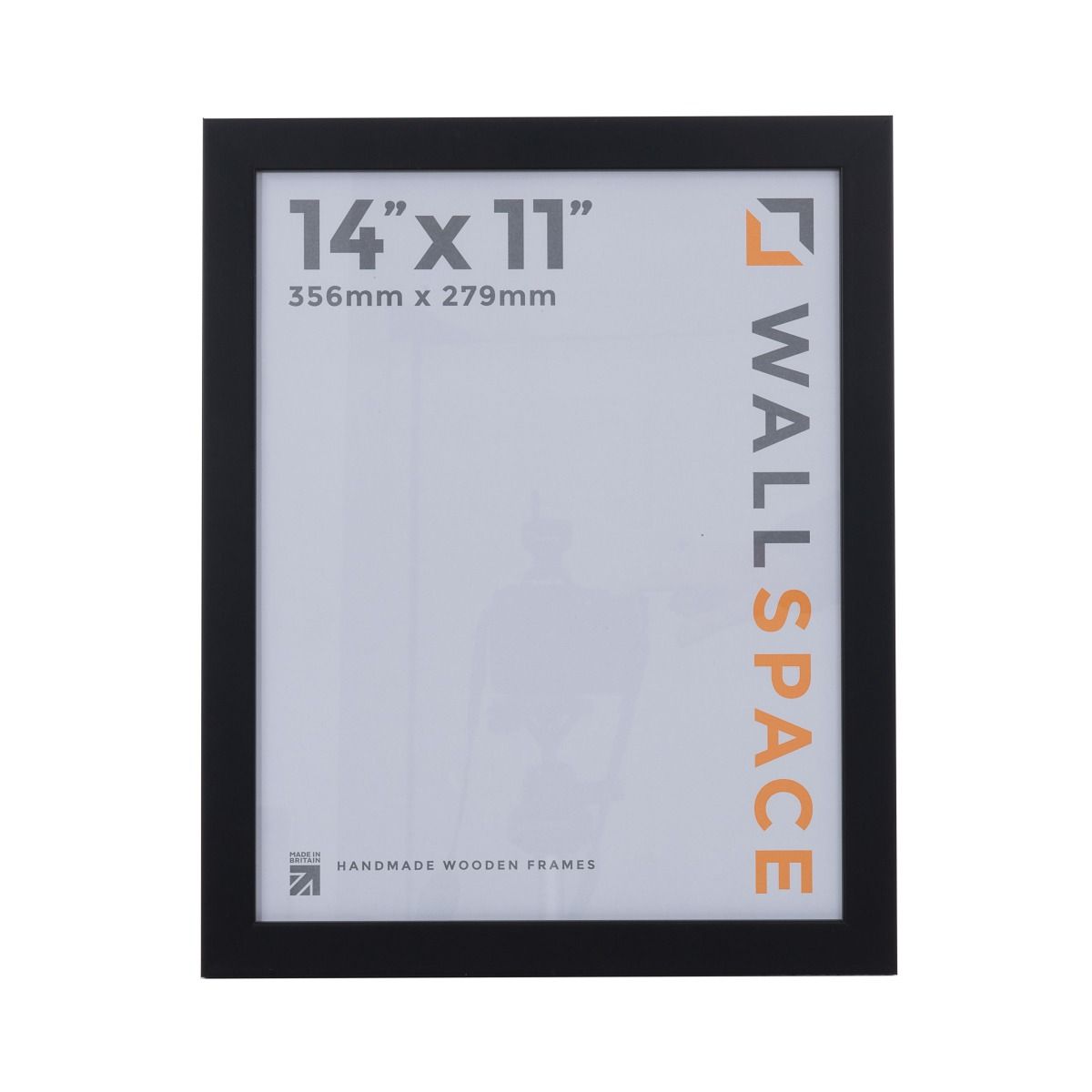 14 x 11 Smooth Matt Black Photo Frames