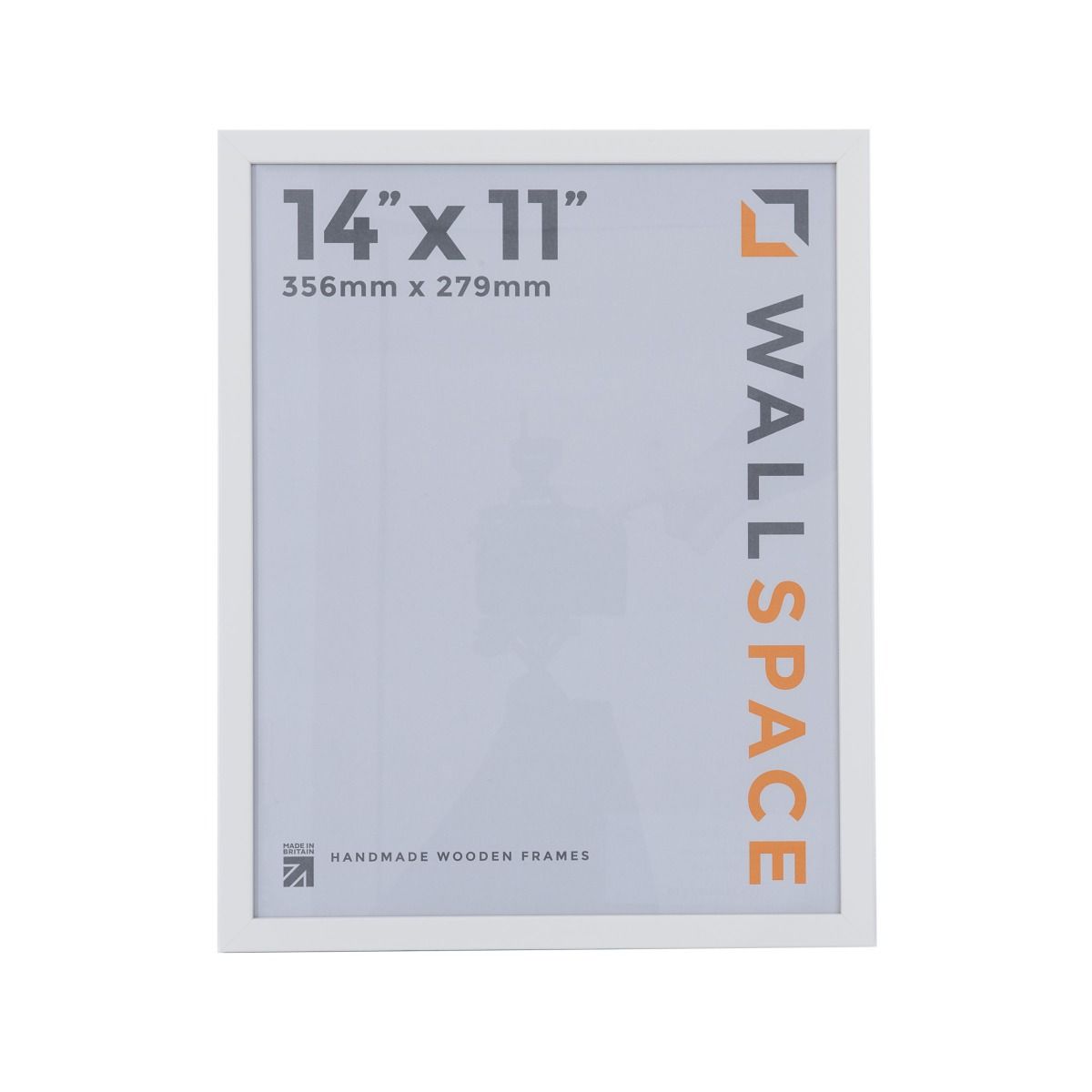 14 x 11 Thin Matt White Photo Frames