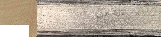22x22mm Pewter/Black Chicago Block