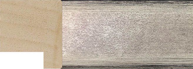 33x30mm Pewter/Black Corners Chicago Block