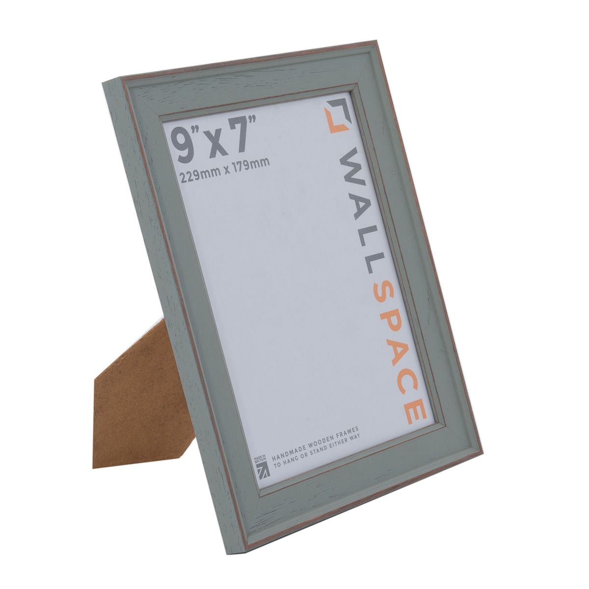 9 x 7 - Vintage Shabby Chic Distressed Frame - Green