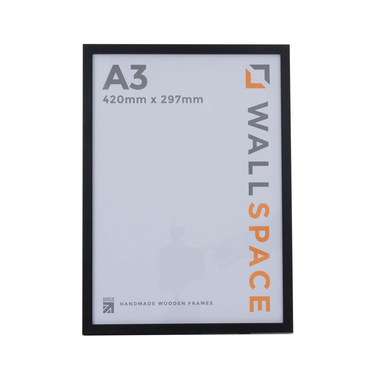 A3 Thin Matt Black Photo Frames