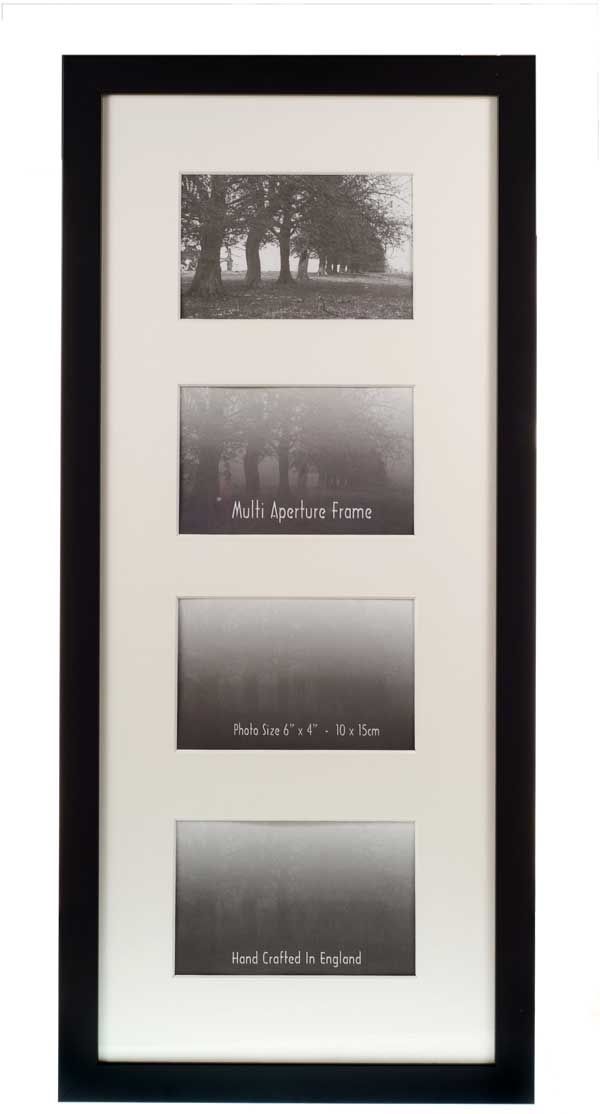 Pack Of 5 Black Picture Mounts - Assorted Sizes A3, A4, And More - Photo Frames