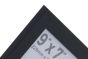 9 x 7 Bevelled Black Photo Frames