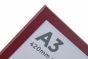 A3 Dark Red Picture Frame