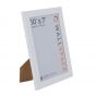10 x 7 Smooth Matt White Photo Frames