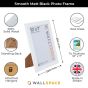 10 x 7 Smooth Matt White Photo Frames