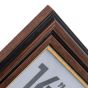 14 x 11 Traditional Brown Frame