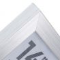 14 x 11 Modern Silver Wooden Photo Frames