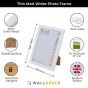 8 x 6 Thin Matt White Photo Frames