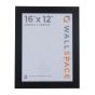 16 x 12 Wide Smooth Matt Black Photo Frames