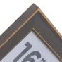 16 x 12 - Vintage Shabby Chic Distressed Frame - Grey