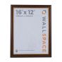 16 x 12 Traditional Brown Frame