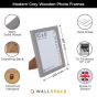 10 x 8 Modern Grey Wooden Photo Frames
