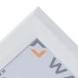 7 x 5 Bevelled White Photo Frames