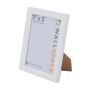7 x 5 Bevelled White Photo Frames