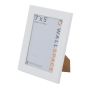 7 x 5 Smooth Matt White Photo Frames