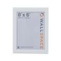 8 x 6 Bevelled White Photo Frames