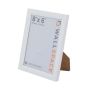 8 x 6 Bevelled White Photo Frames