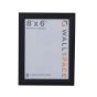 8 x 6 Bevelled Black Photo Frames