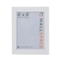 8 x 6 Smooth Matt White Photo Frames