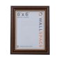 8 x 6 Traditional Brown Frame
